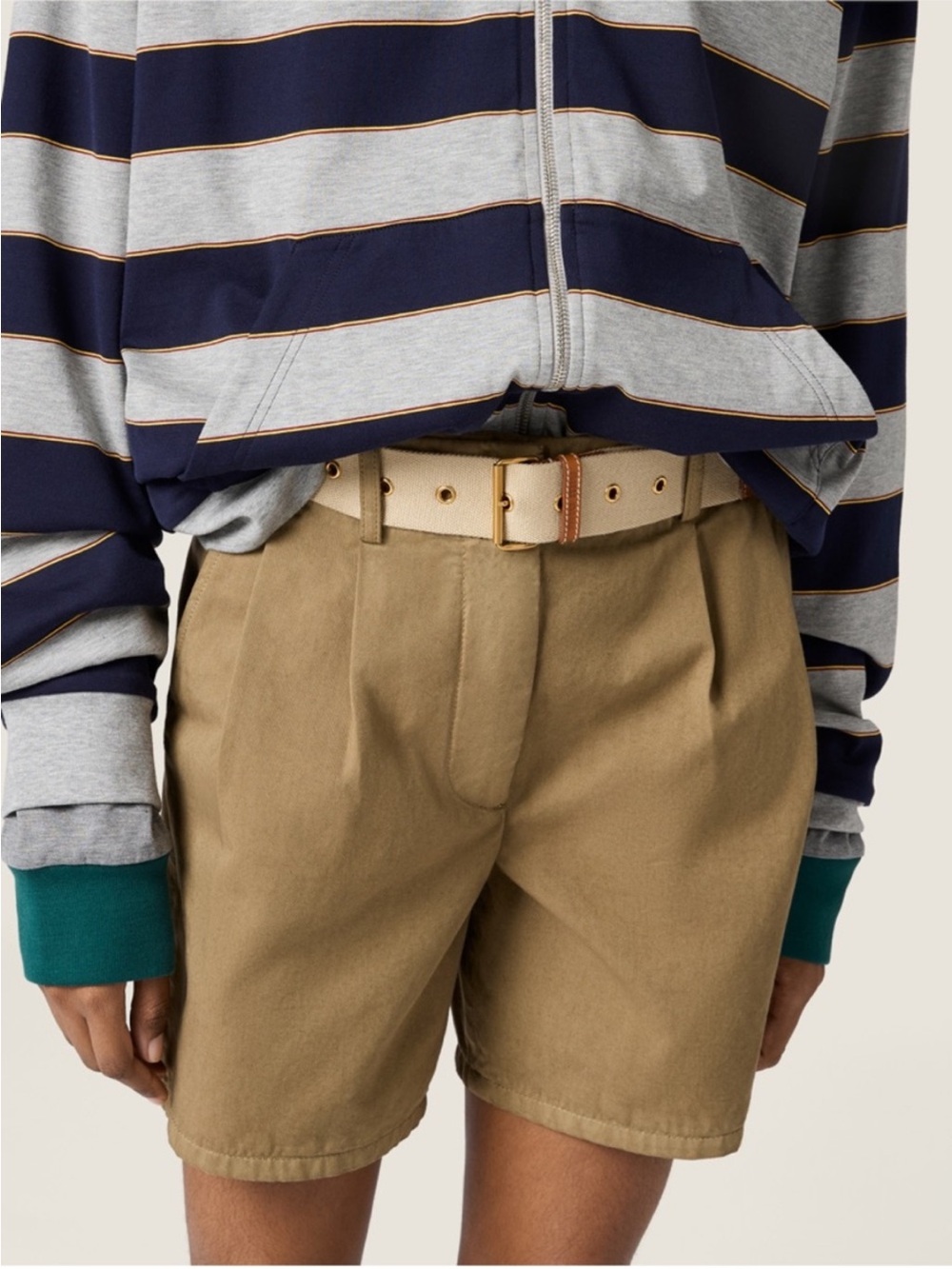 Miu Miu Old gabardine Bermudas It38